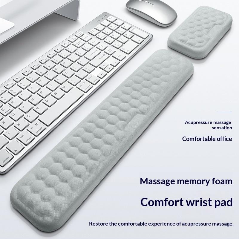 Mouse Keyboard Wrist Protection Rest Pad With Massage Texture Office Typing Protect Relax Wrist For PC Gaming Laptop Keyboard