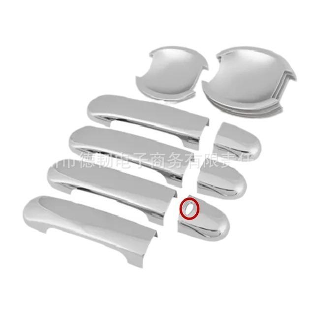 Adesivo Cromado para Cava de Maçaneta de Porta Nissan Versa Tiida Latio 2008