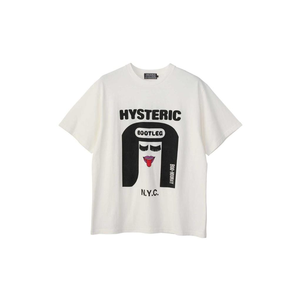 Hot Sale HYSTERIC American Retro 90's Fashion Graphic Print T-shirt Men Women High-street Harajuku Fashion Summer New Tee Loose Casual Oversized Top