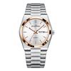 Men's watch, double calendar, thin butterfly buckle, steel belt, quartz men's watch