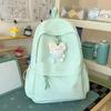 Schoolbag New Japanese Schoolbag Ins Style Niche High Value Candy Color Embroidered Backpack Junior High School Students Lightweight Backpack