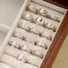 16Pcs/Set Creative Adjustable Toe Rings for Women Simple Silver Color Hollow Out Heart Star Foot Rings Set Fashion Jewelry Gifts