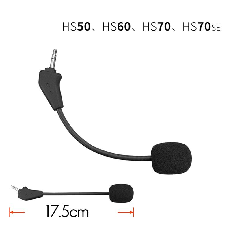 ABUO-2X Replacement Game Mic Aux 3.5Mm Microphone For Corsair HS50 Pro HS60 HS70 SE Gaming Headsets Headphones Gooseneck Mic