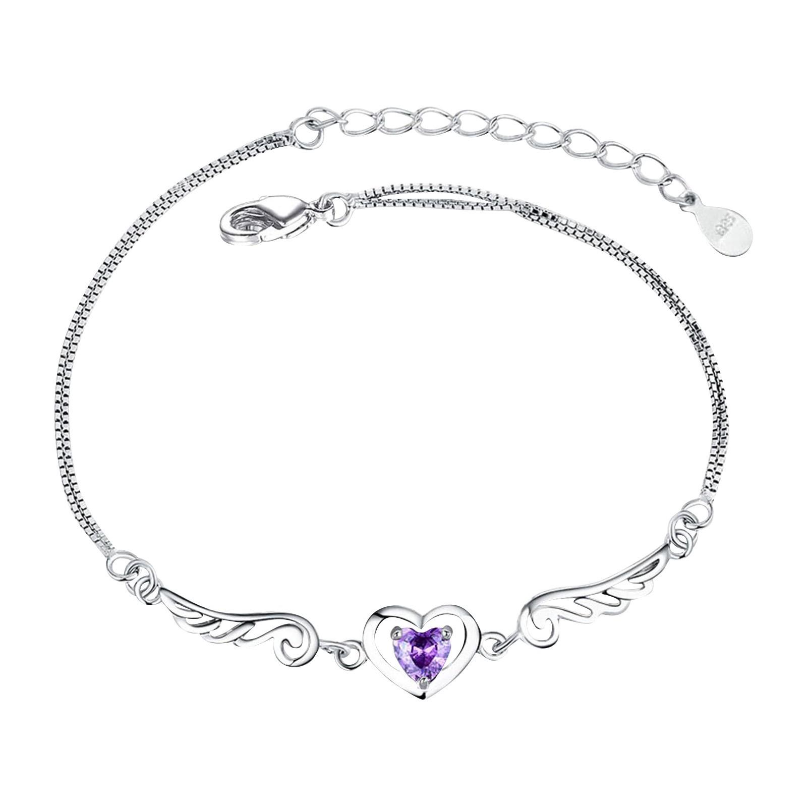 

Браслет из стерлингового серебра для женщин, простые регулируемые браслеты, изысканные подарки на день рождения, годовщину, Рождество, День благодарения One Size