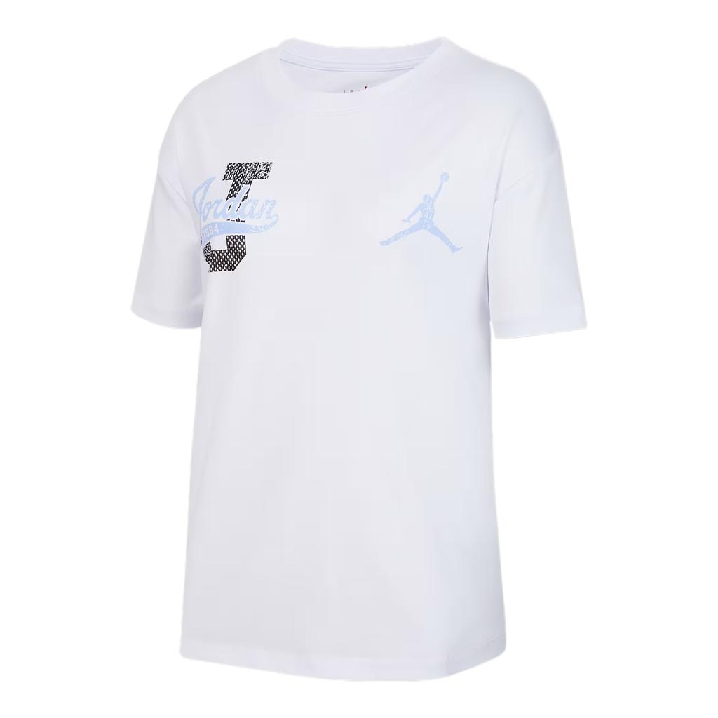 Jordan Flight T-Shirt College Style Fashion Classic Versatile Skin-Friendly Short Sleeve Kids Tops IO5859-100