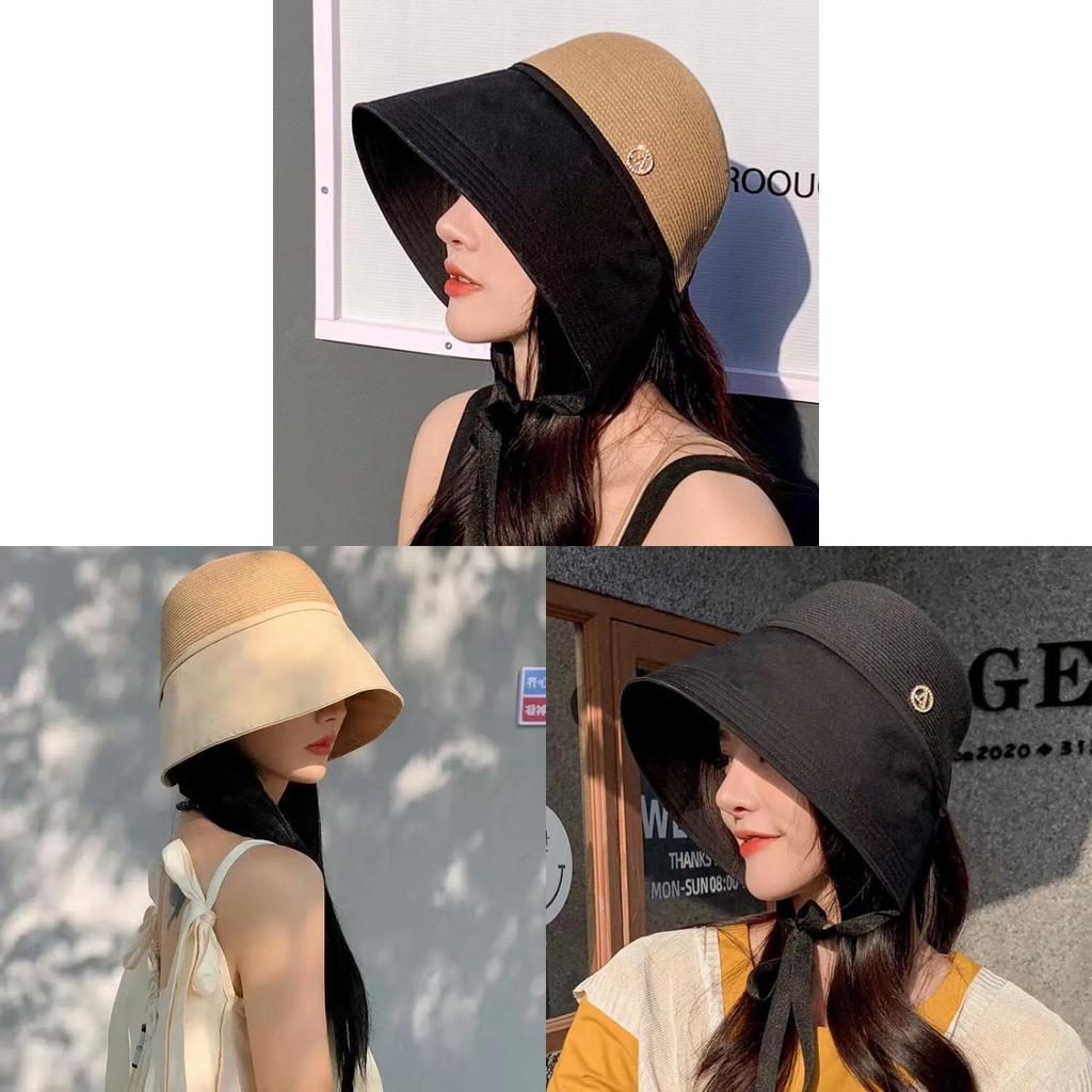 Uv Sun Protection Large Brim Hat With Adjustable Fit For Travel And Hiking