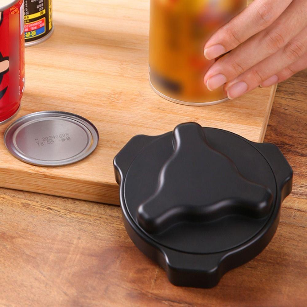 Rotating Design Screw Can Opener Manual Bottle Lid Open Device Jar Lid Opening Tool  Weak Hand