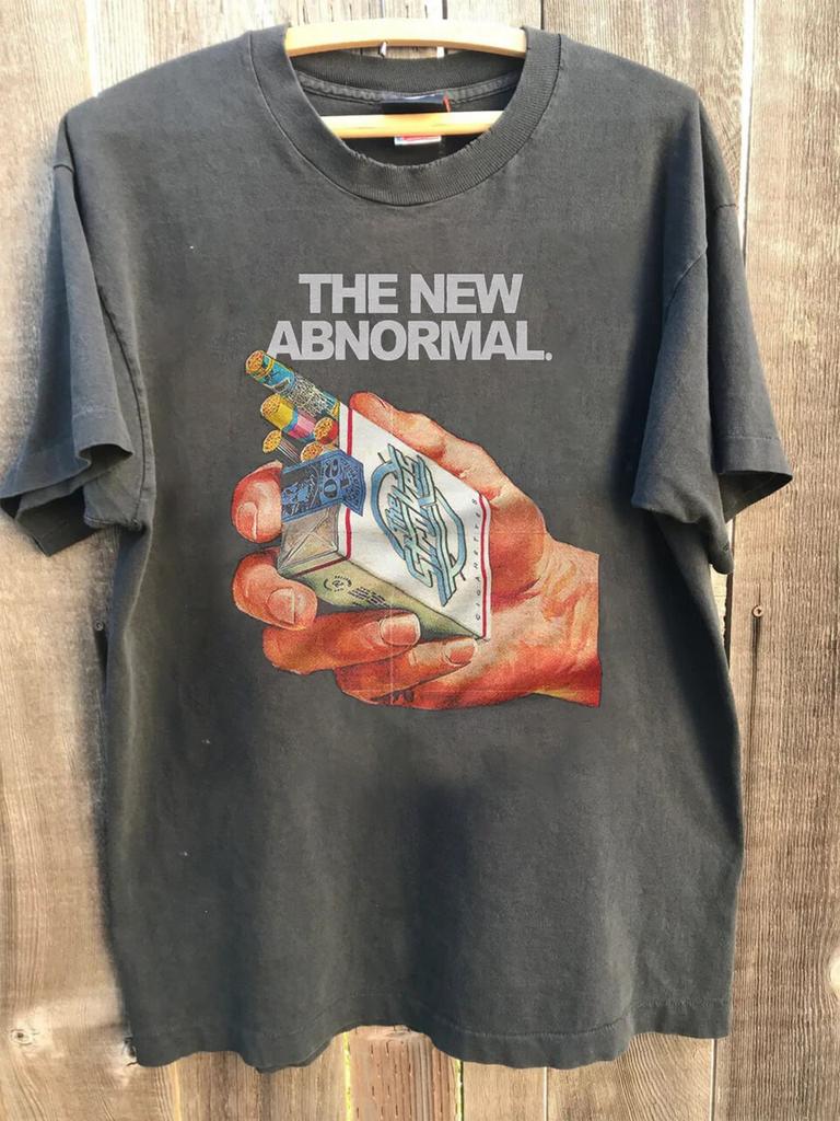 The Strokes The New Abnormal Maglietta Rock Indie Album Grigio Carbone S-5XL