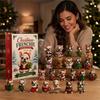 Acrylic Christmas Figure, Festive Collectible Toy for Desk Display