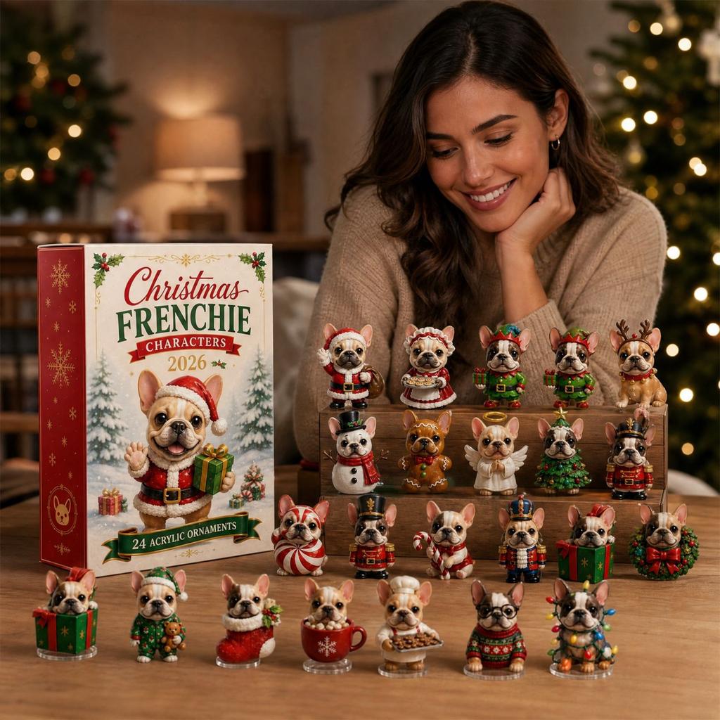 Acrylic Christmas Figure, Festive Collectible Toy for Desk Display