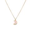 GEMCHIC Women's Stainless Steel Star Moon Layered Necklace Earring Set for Kids, Minimalist Design Jewelry Set