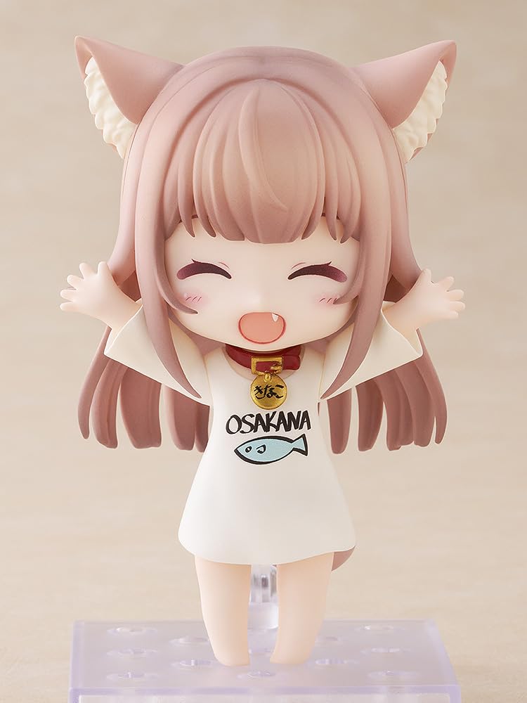 GOLDENHEAD PLUS Nendoroid My Cat is a Girl and Cute Kinako Plastic Painted Movable Figure She's Non-scale