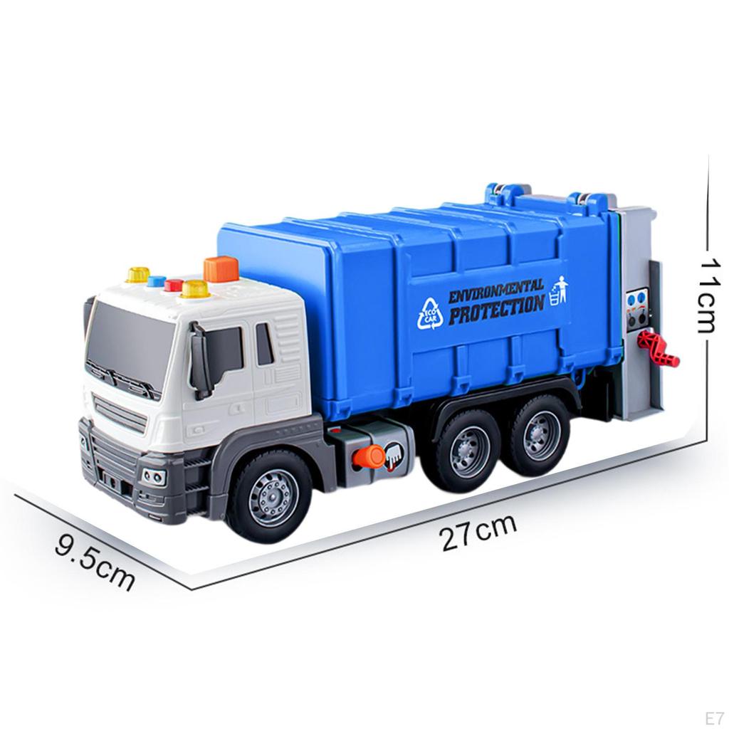 Trash Truck Toy with Light-Up Features for Kids Ages 4-7