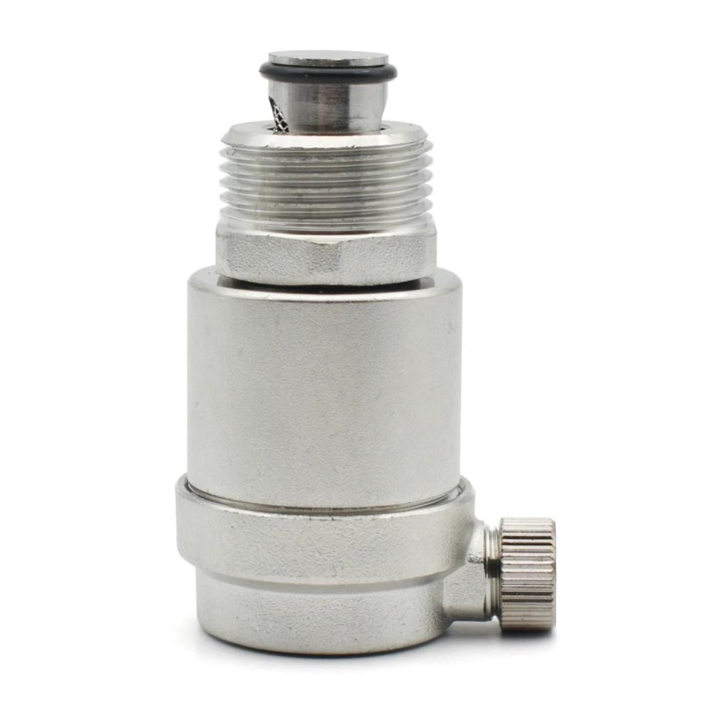 For Hot And Cold Water Systems Pointed Heating Valve Stainless Steel Valve DM15 G1 2 71*21mm Efficient Air Venting Valve