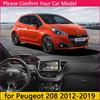 for Peugeot 208 2012~ Anti-Slip Mat Dashboard Cover Pad Sunshade Dashmat Protect Carpet Accessories Active Allure GTI 2015