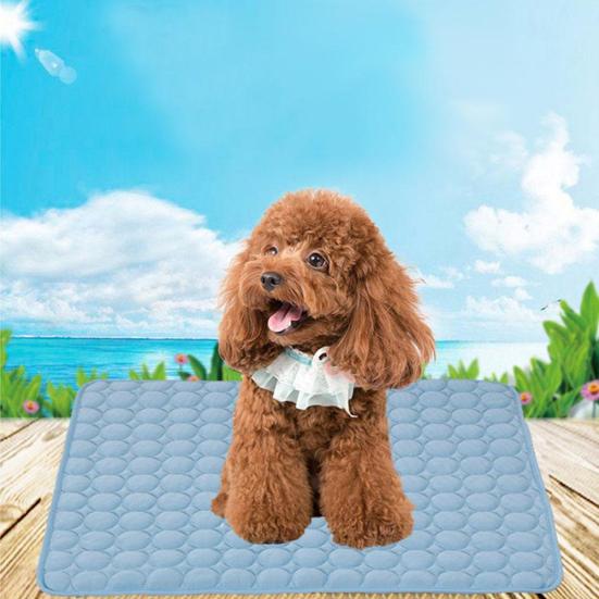 Pet Park Summer Pet Dog Cat Self Cooling Mat Heat Relief Mesh Bed Sleeping Cushion Pad