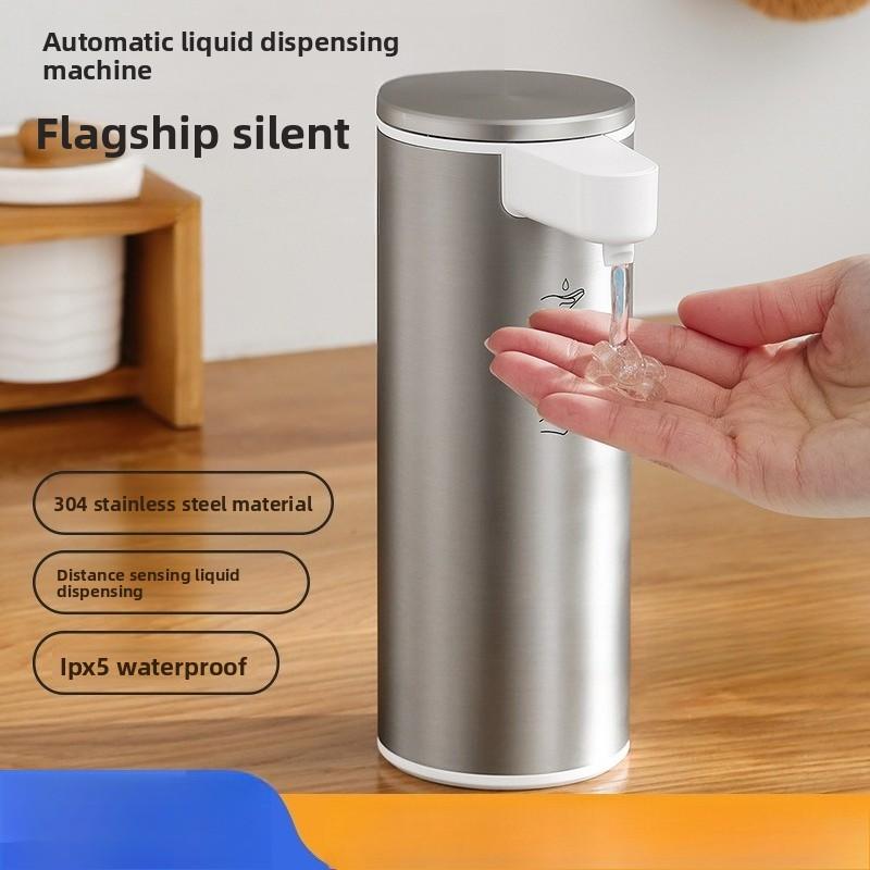 Kitchen Automatic Induction Detergent Machine Hand Sanitizer Machine Gel Liquid Dispenser Soap Dispenser Stainless Steel
