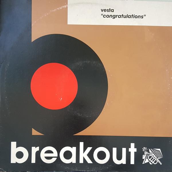 

12inch Record VESTA WILLIAMS Congratulations USAT680 Breakout 1988 UK SoulFunk Used