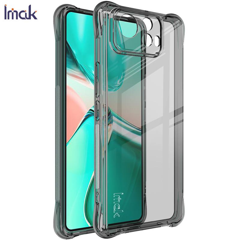 

Для Asus Zenfone 12 Ultra 5G Чехол для телефона IMAK Ударопрочный мягкий чехол Asus Zenfone 12 Ultra 5G прозрачный черный