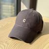 New baseball cap women's spring and summer simple wide brim big head circumference soft top cap showing face small sun hat