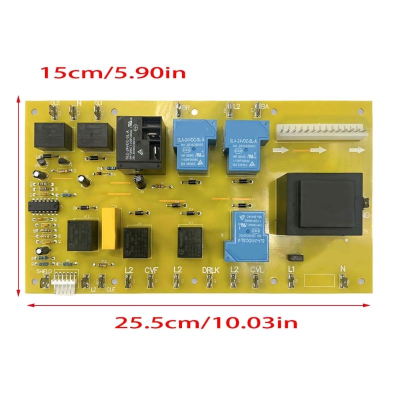 High Compatibility Relays Board 92029 Oven Relays Board For CPD227, CPS227, ECD227 Range Oven Replacement Part Enduring