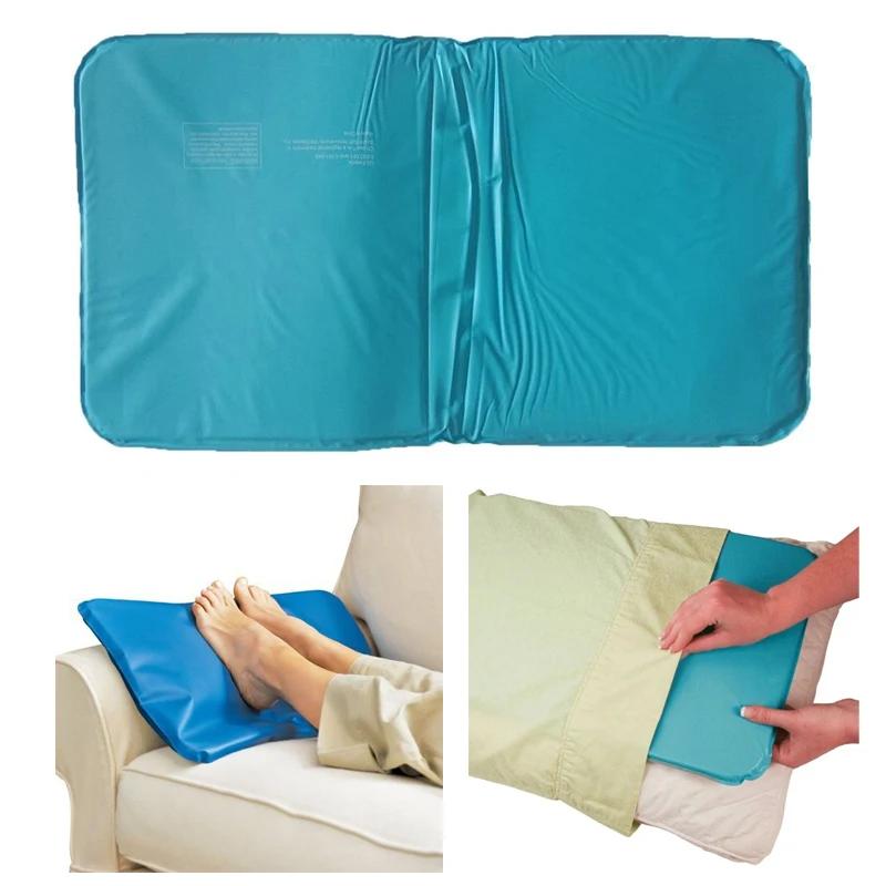 Summer Ice Cold Pillow Massager Therapy Insert Mat Muscle Relief Cooling Pillow Chillow Sleeping Aid Pad Neck PVC Pillow