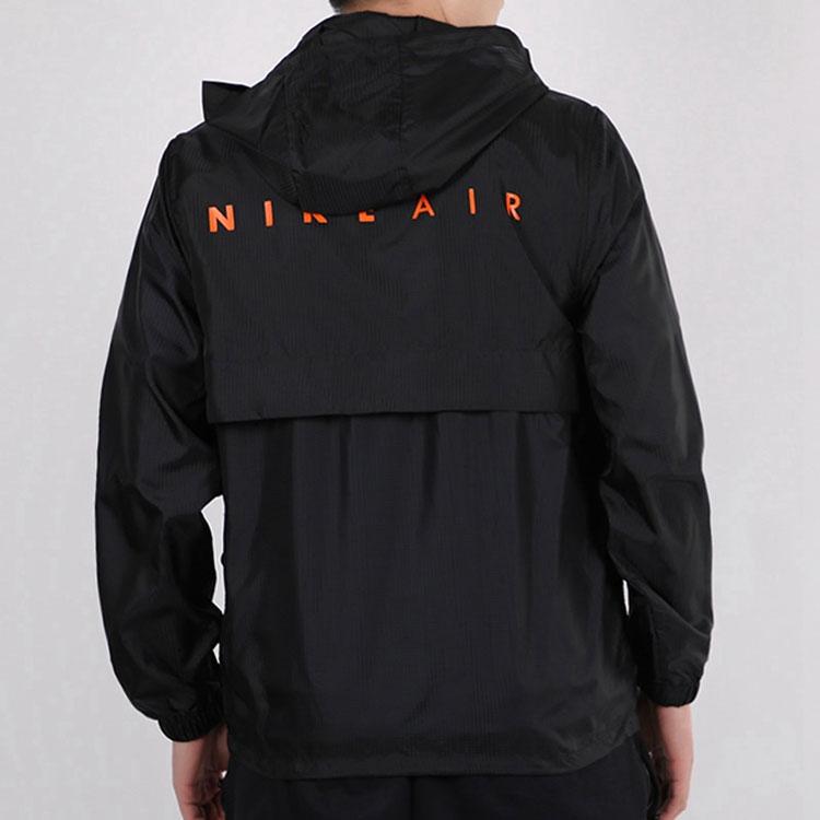 Nike Men's Sportswear Air Windrunner Full-Zip Hooded Jacket Black CW4820-010