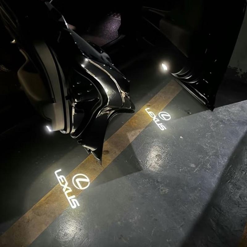 Accessories For LEXUS ES 300H ES300H ES350 RX GX LS LX IS GS RC UX Series IS LED Car Door Interior Ghost Shadow Welcome Light