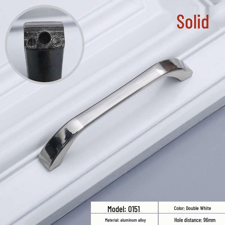 American Style Black Wardrobe Cabinet Drawer Pull Handle - Modern European Hardware, Single Hole Design