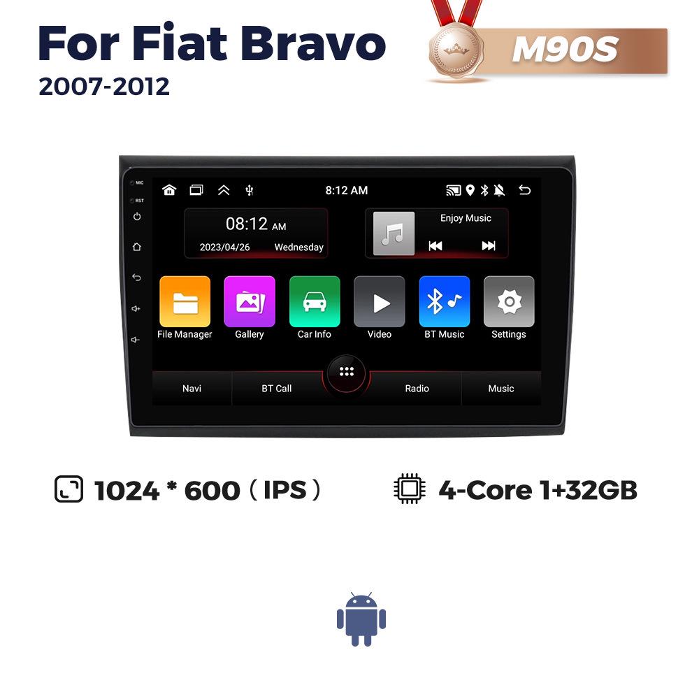 

Fiat Bravo 2007-2012 Android Навигация с беспроводным CarPlay