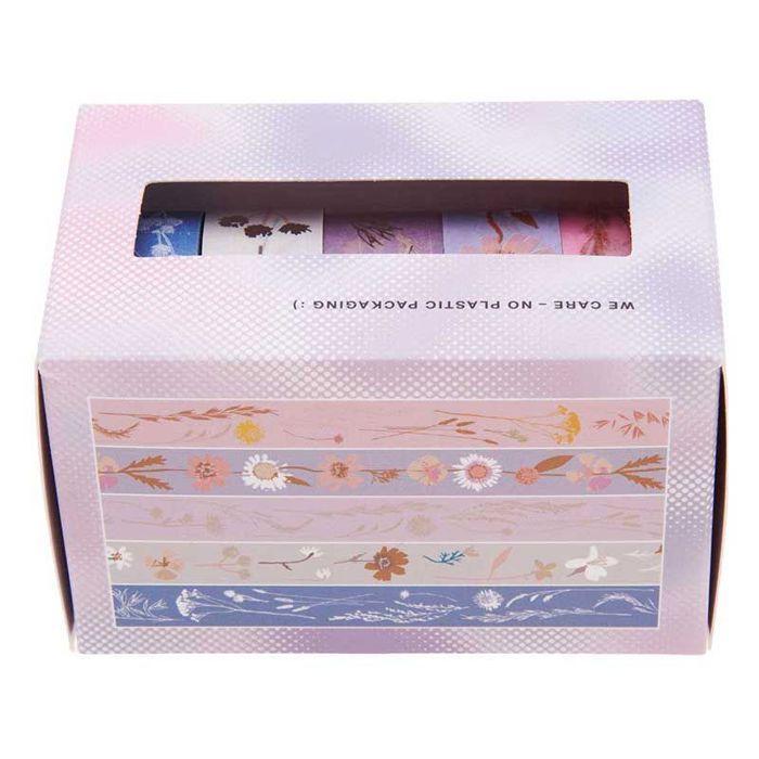 5 Masking Tapes 1.5 Cm X 10 M - Pastel Blur