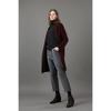 FURINA Cashmere Fine Wool Herringbone Coat Tailored Collar