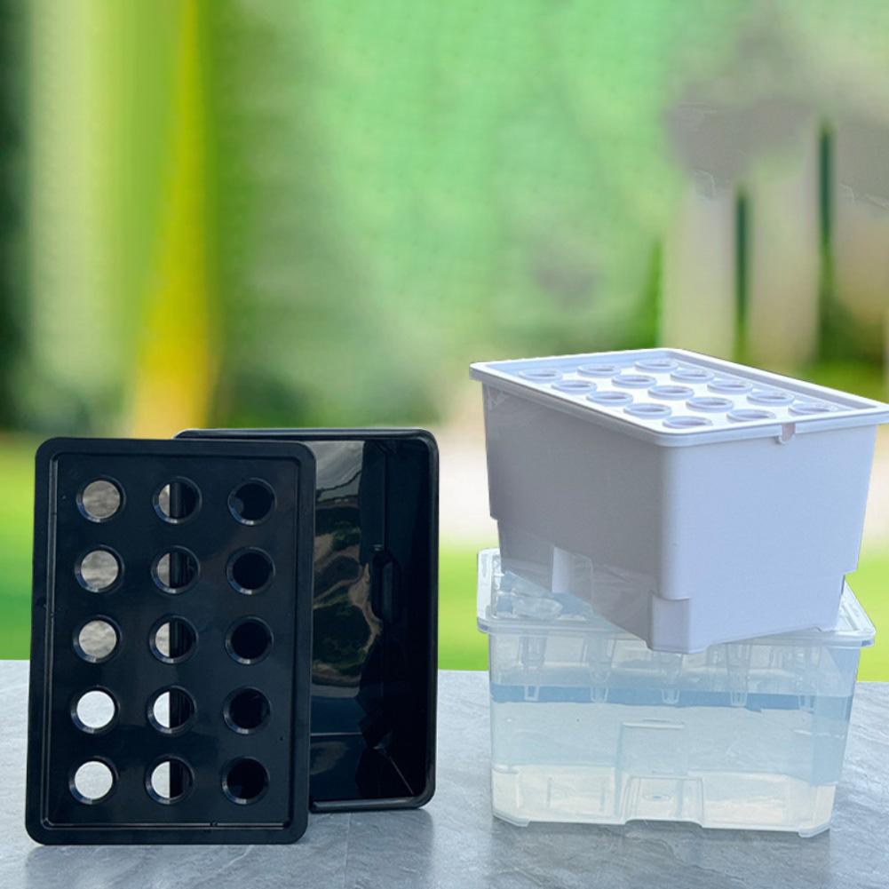 Indoor Herb Garden 15-hole System 15 Holes Plastic Construction Root Growth Monitoring Nutrient Level Monitoring