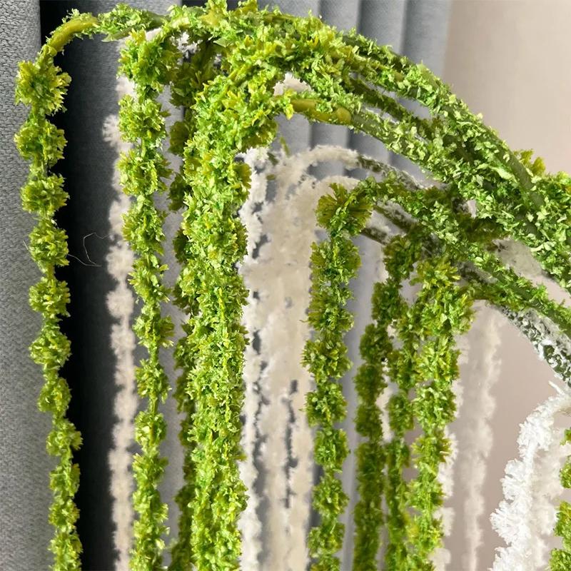 65Cm Artificial Green Plants Plastic Simulate Fake Flower Plant Wedding Birthday Party Flower Arrangement Home Garden Decoration