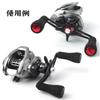VISPREA Reel Parts Bait Reel Handle Shimano Daiwa Abu Garcia EVA Knob Aluminum Alloy Crank Custom Parts Replacement yu376 (Silver)
