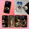 Paintings Caravaggio Phone Case For iPhone 17,16,15,14,13,12,11,Pro,XS,Max,XR,Plus,E,SE4,Mini Black Soft Cover