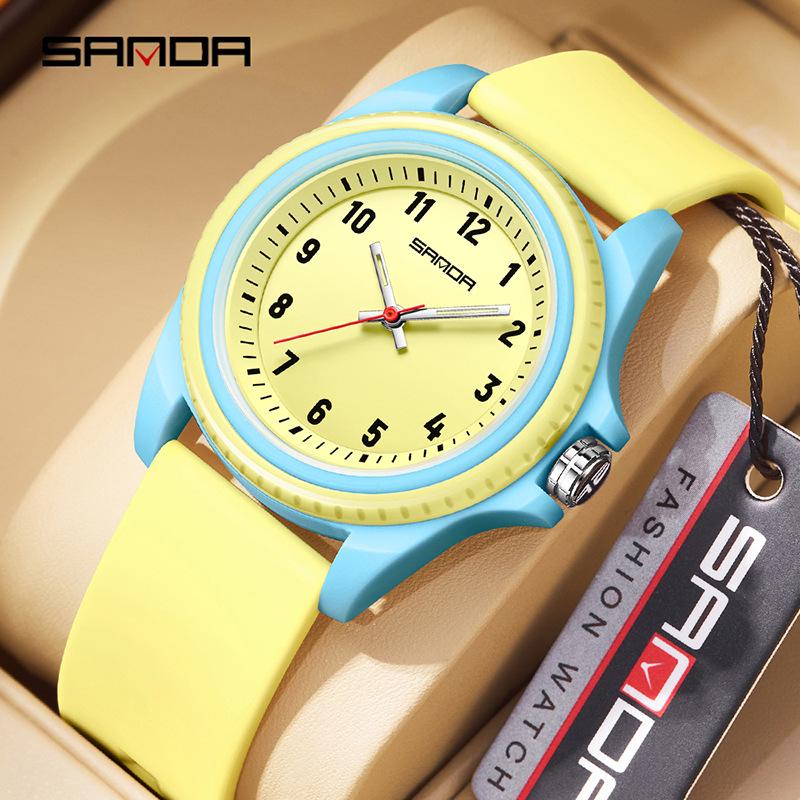 Sanda Children s Silent INS Style Quartz Watch - Exam & Casual Use