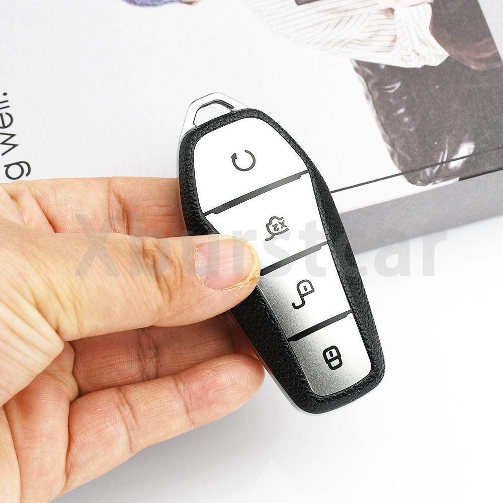 Auto Remote Car Key Case Cover Shell Fob Holder Keyless Protector For Byd Song Plus Tang Dm Qin Seal Dolphin Atto 3 Han Ev