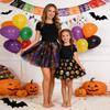 Fashion With Lining Halloween Spider Skirt Fluffy Tulle Mesh Tutu Skirt Cosplay Props Stretchy Waist Halloween Skirts Halloween