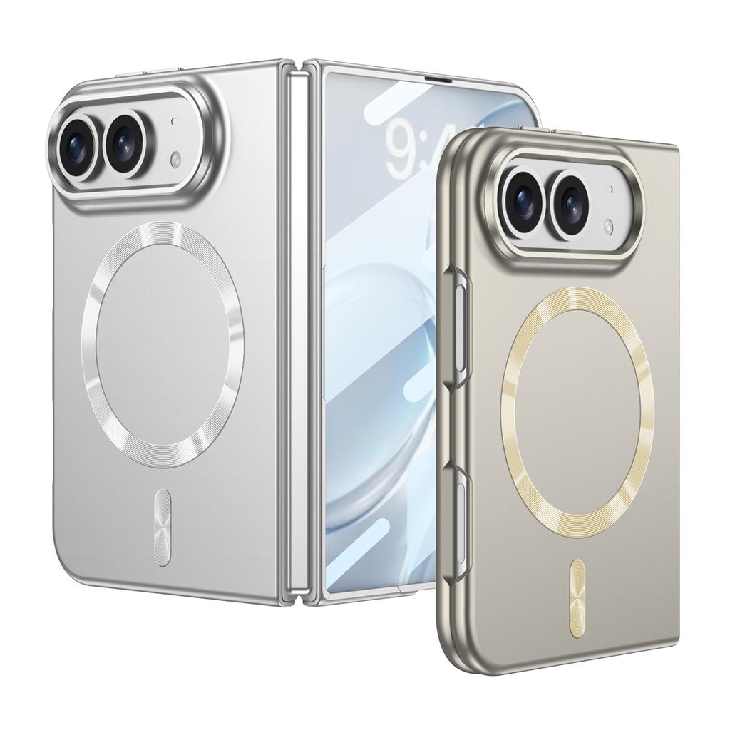 Für iPhone Duo Case Ultra-Dünn Hautfreundlich Magnetisch Kabelloses Laden Mit Gehärtetem Film Stoßfester Schutz Rückseite