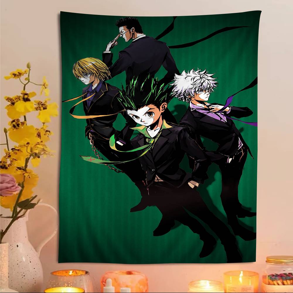 Hunter X Hunter Weekly Jump Cover Wall Tapestry  Shonen Manga Decor Bold Room Accent for Adventure Anime  Jump Manga Fans