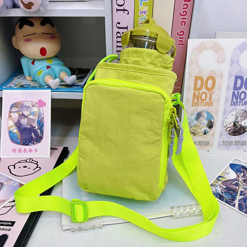 New Water Cup Bag Casual Shoulder Bag Kettle Bag Sports Yoga Outdoor Mountaineering Men's and Women's Nylon Waterproof Messenger Bag
