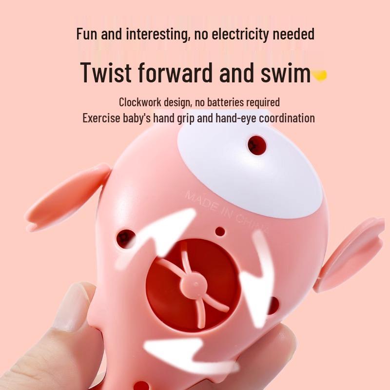 Summer Bath Toys for Infants: Swimming Turtle, Dolphin & Cute Duck