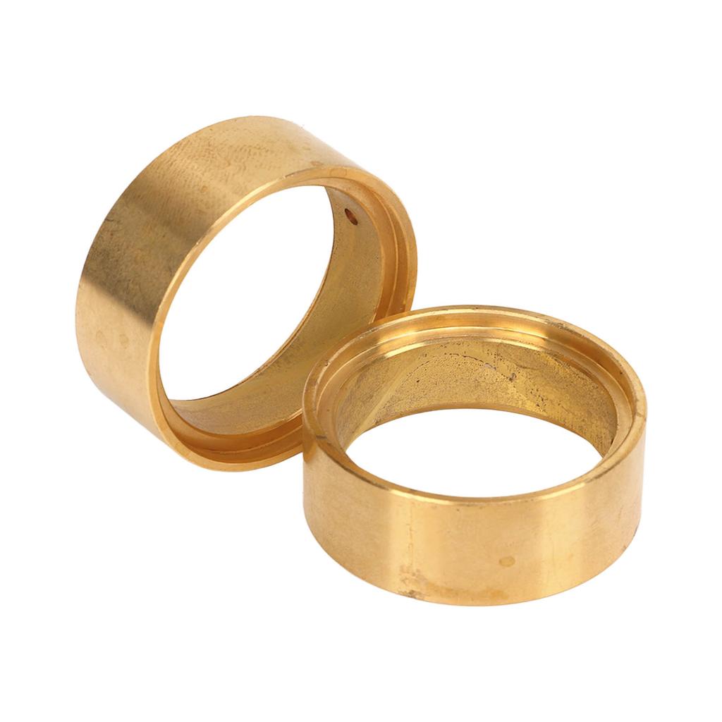 2 PCS RC Brass Internal Beadlock Clamp Ring for FMS FCX24 1/18 1/24 RC Car Replacement Wheel Hub Weight Ring