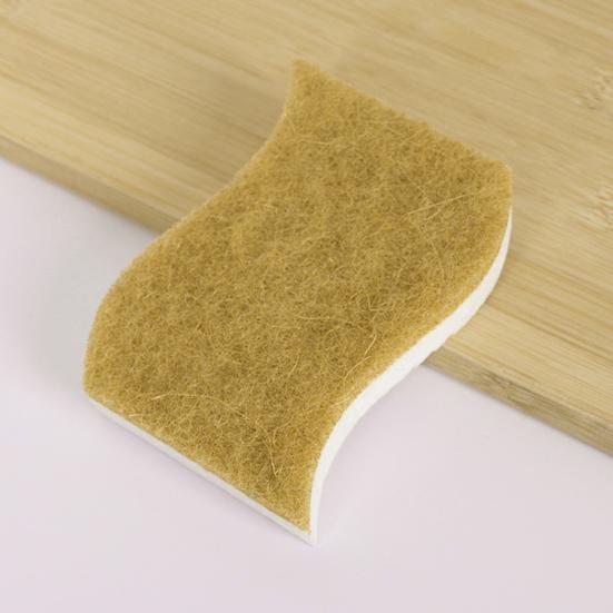 12 stk Naturlig kjøkkensvamp med kokosnøttskrubber Bionedbrytbar Komposterbar Celluloserengjøringssvamp Hjem Kjøkken Essensielt