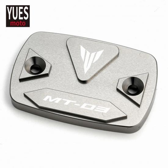 

Аксессуары для мотоциклов, высококачественная алюминиевая передняя крышка резервуара с ЧПУ для Yamaha MT-03 2015 2016 2017 2018 серый