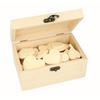 Heart Box - Artemio - 15x10x8 Cm - Customizable - Guestbook - Brass Clasp