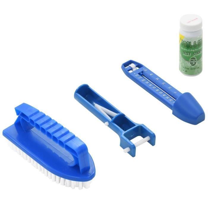 VidaXL Kit d'entretien de piscine 9 pcs