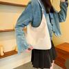 Women Tote Bag Large Capacity Pu Leather Waterproof Simple  Shoulder Bag