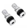 New 4Pcs TR161 Car Bolt In Tyre Valve Tire Metal Tubeless Clamp In Wheel Rim Rubber